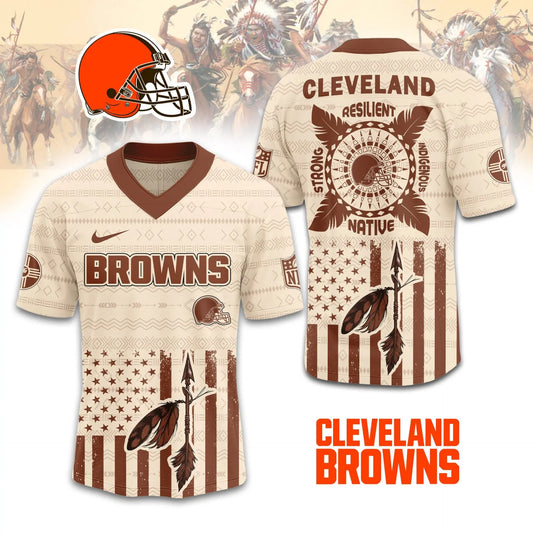 Cleveland Browns | Premium Native American Jersey TD – HuddleStyle.com - Main
