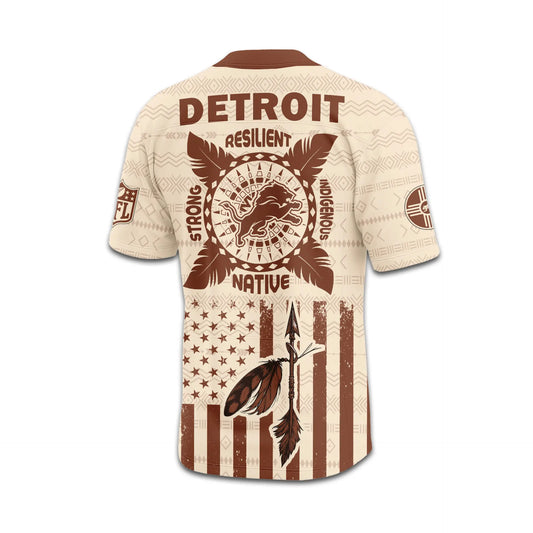 Detroit Lions | Premium Native American Jersey TD – HuddleStyle.com - Main