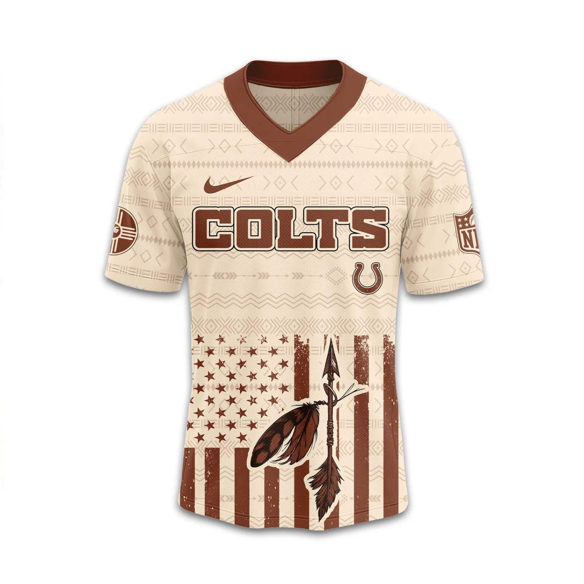 Indianapolis Colts | Premium Native American Jersey TD – HuddleStyle.com - Image 3