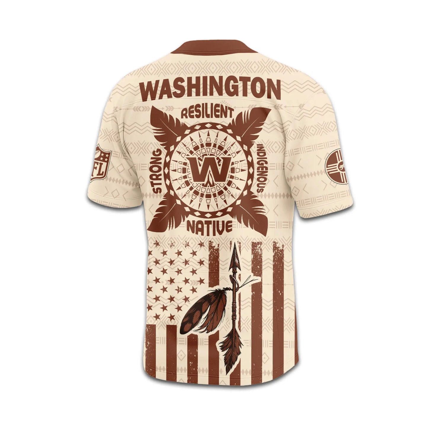 Washington Commanders | Premium Native American Jersey TD – HuddleStyle.com - Image 2