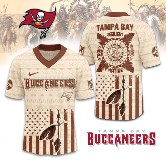 Tampa Bay Buccaneers | Premium Native American Jersey TD – HuddleStyle.com - Main