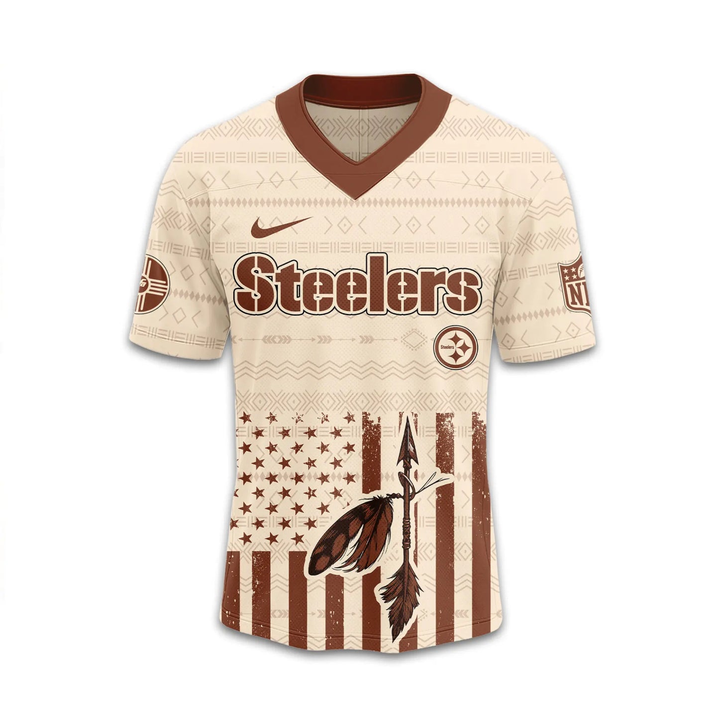 Pittsburgh Steelers | Premium Native American Jersey TD – HuddleStyle.com - Image 3