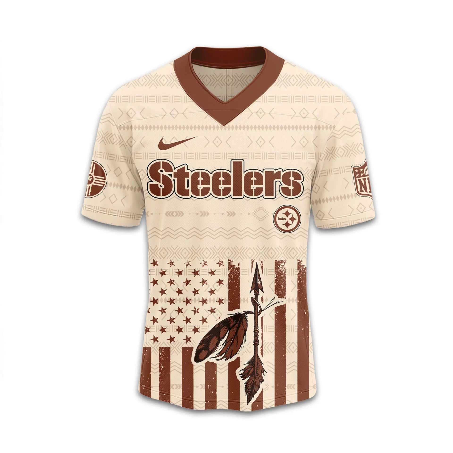 Pittsburgh Steelers | Premium Native American Jersey TD – HuddleStyle.com - Image 3