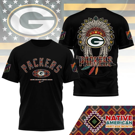 Green Bay Packers |Premium Native American Heritage Month 3D Shirt NY – HuddleStyle.com - Main