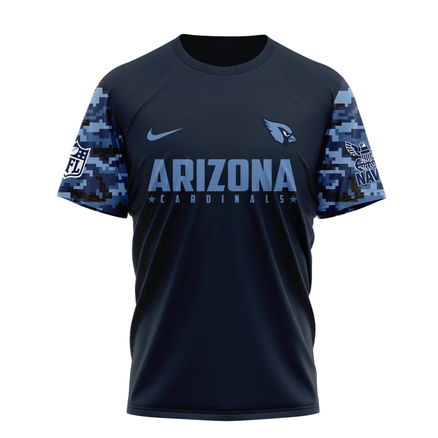 Arizona Cardinals | Premium Navy 250 Years 3D Shirt TD – HuddleStyle.com - Image 3