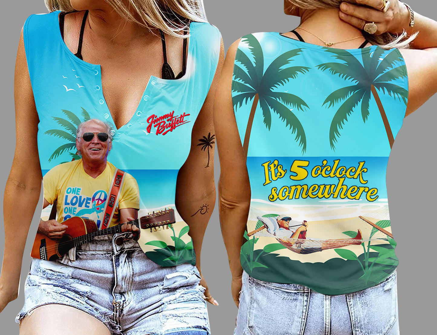 PREMIUM JBT Women's V-neck Tank Top NY