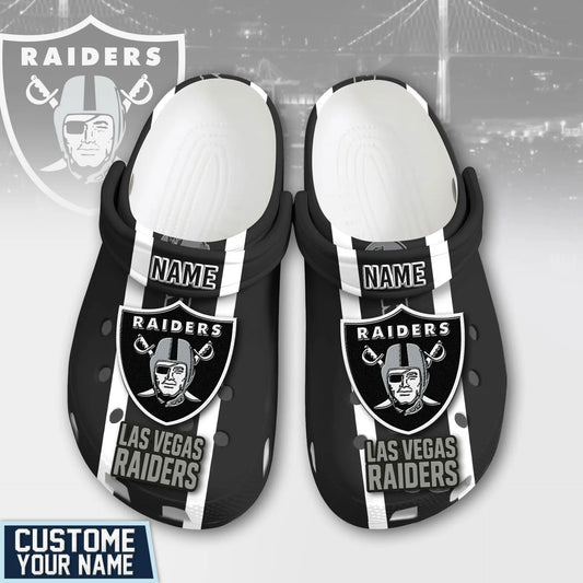 Las Vegas Raiders | PREMIUM NFL CLOGS TD – HuddleStyle.com - Main