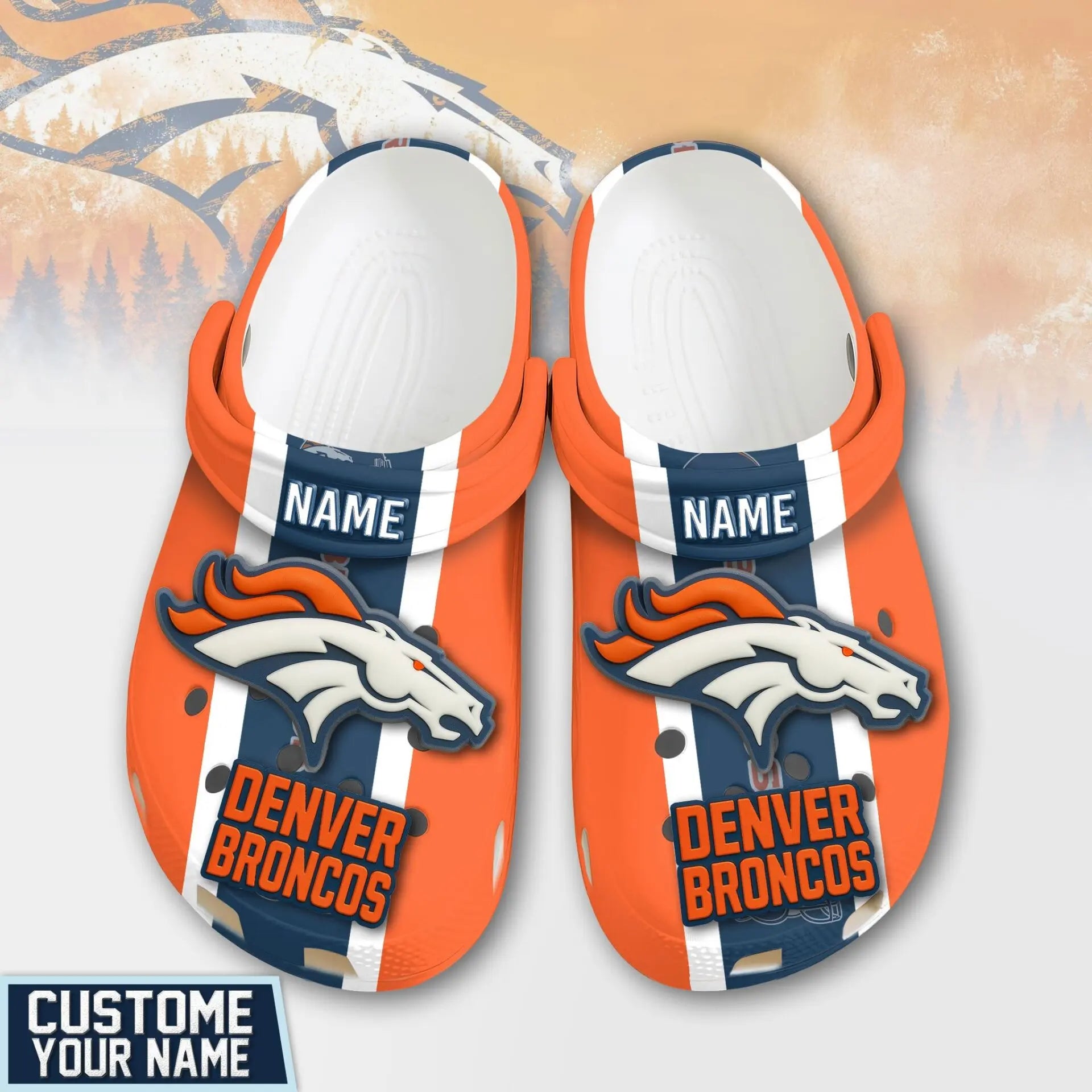 Denver Broncos | PREMIUM NFL CLOGS TD – HuddleStyle.com - Main