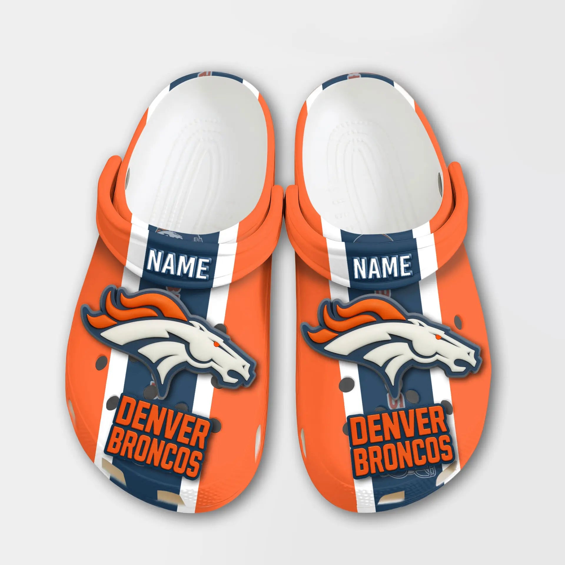 Denver Broncos | PREMIUM NFL CLOGS TD – HuddleStyle.com - Image 2