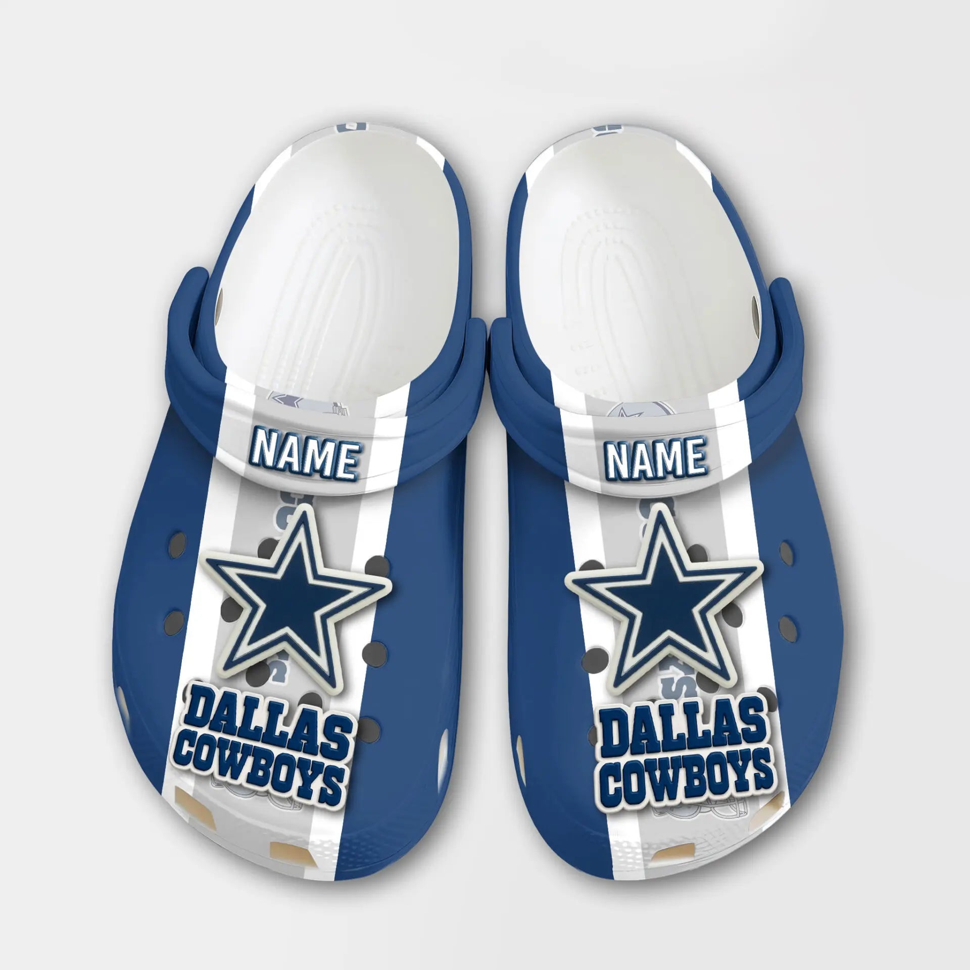 Dallas Cowboys | PREMIUM NFL CLOGS TD – HuddleStyle.com - Image 2