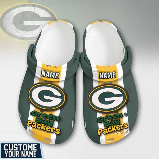 Green Bay Packers | PREMIUM NFL CLOGS TD – HuddleStyle.com - Main