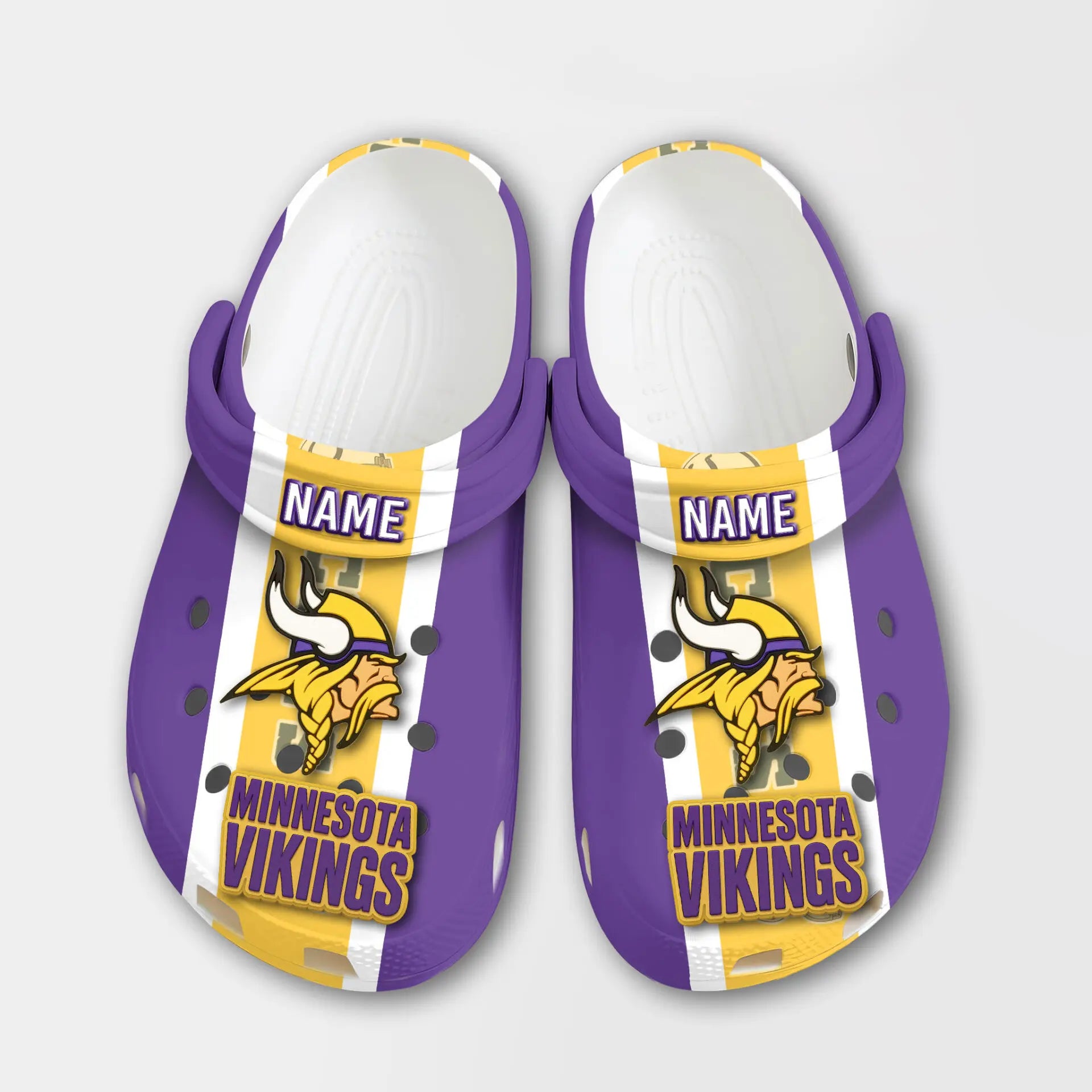 Minnesota Vikings | PREMIUM NFL CLOGS TD – HuddleStyle.com - Main