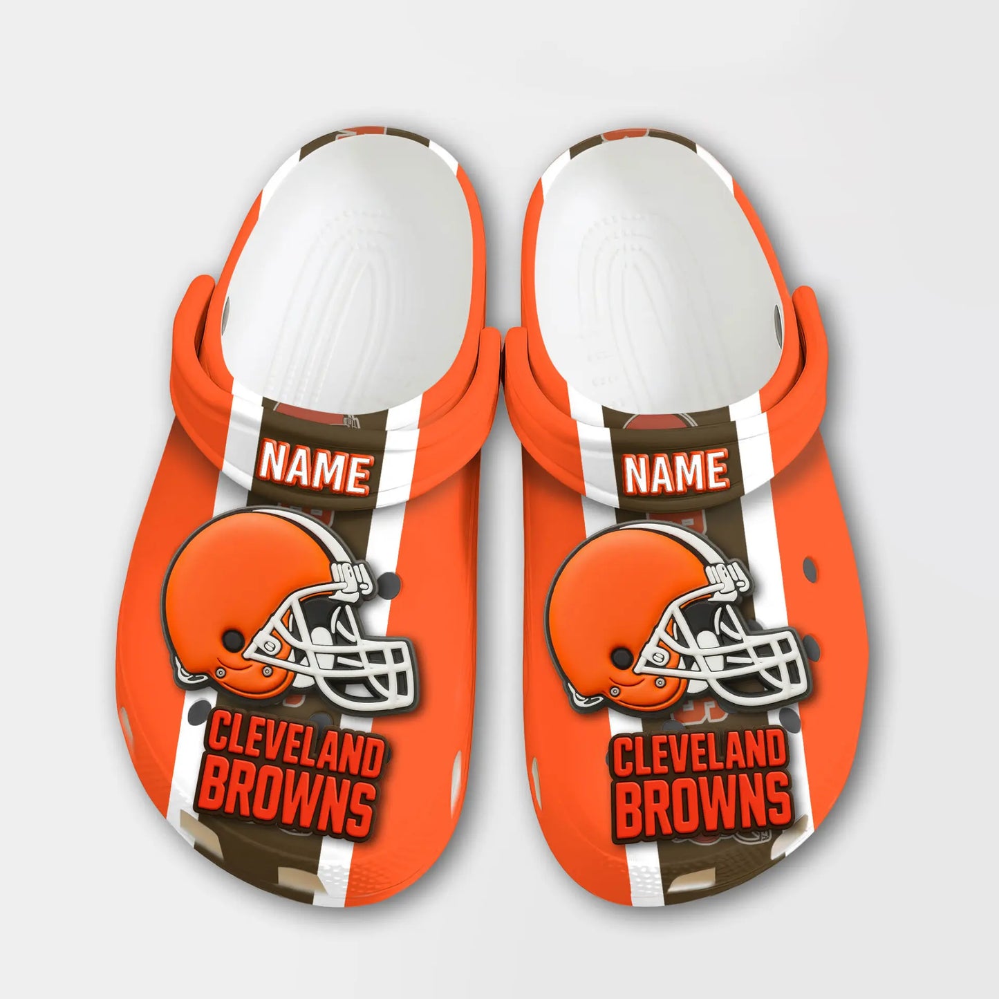 Cleveland Browns | PREMIUM NFL CLOGS TD – HuddleStyle.com - Main