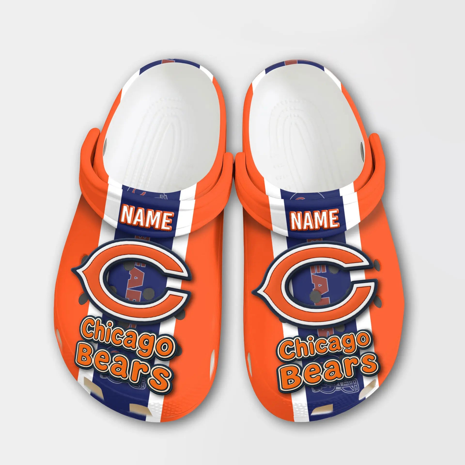 Chicago Bears | PREMIUM NFL CLOGS TD – HuddleStyle.com - Image 2