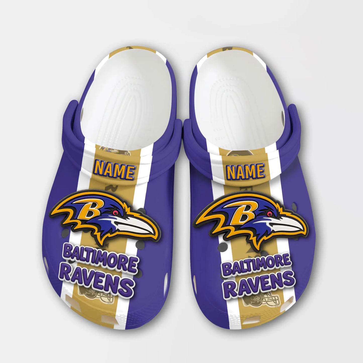 Baltimore Ravens | PREMIUM NFL CLOGS TD – HuddleStyle.com - Main
