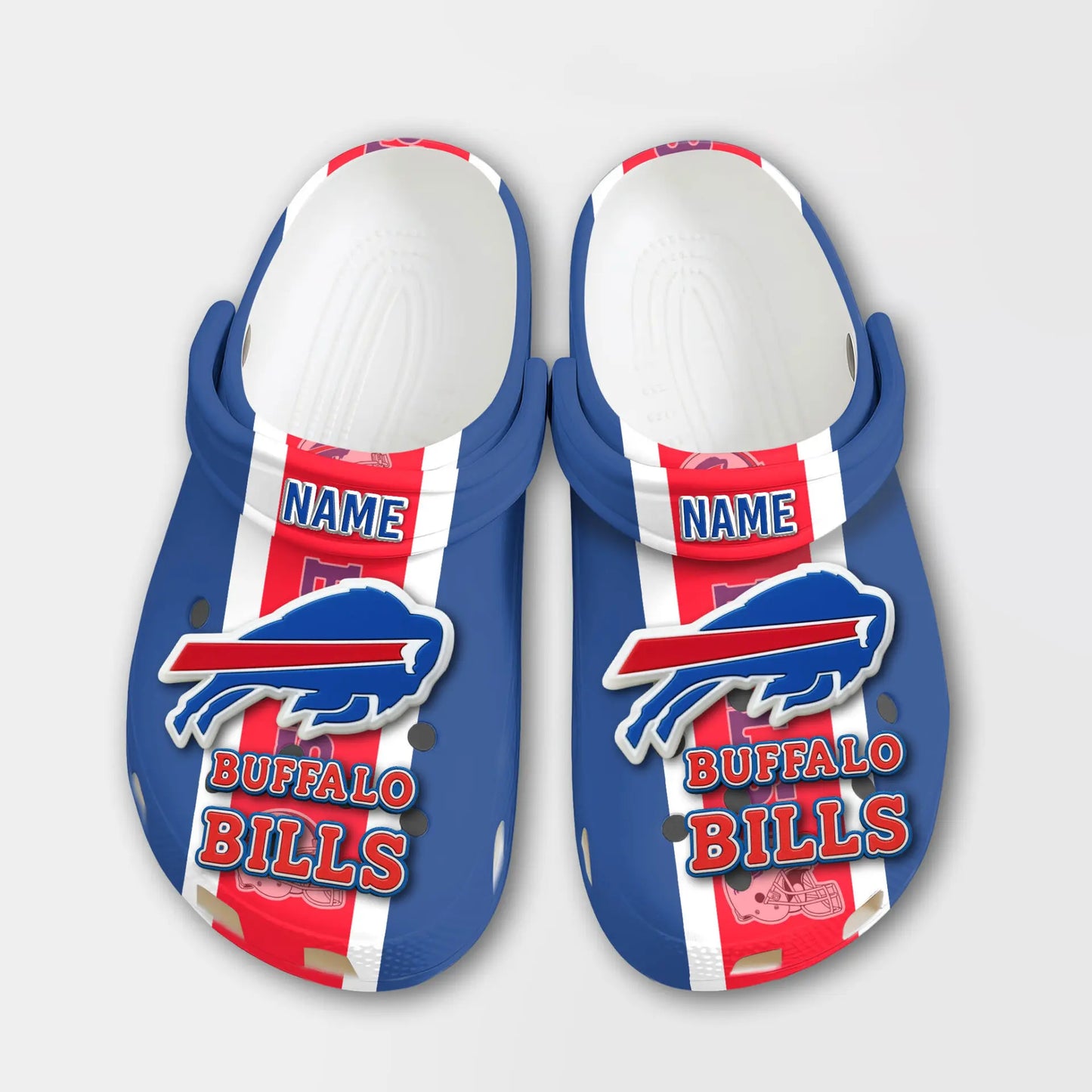 Buffalo Bills | PREMIUM NFL CLOGS TD – HuddleStyle.com - Image 2