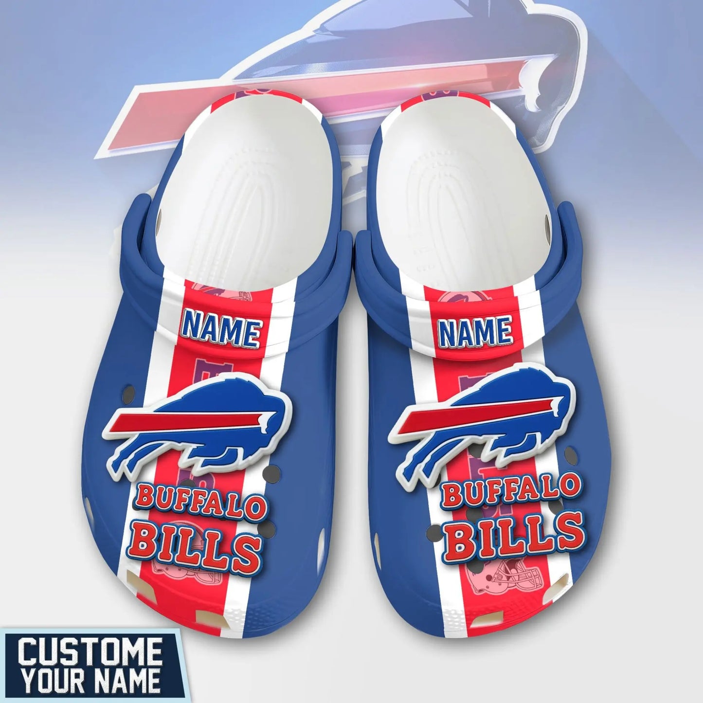 Buffalo Bills | PREMIUM NFL CLOGS TD – HuddleStyle.com - Main