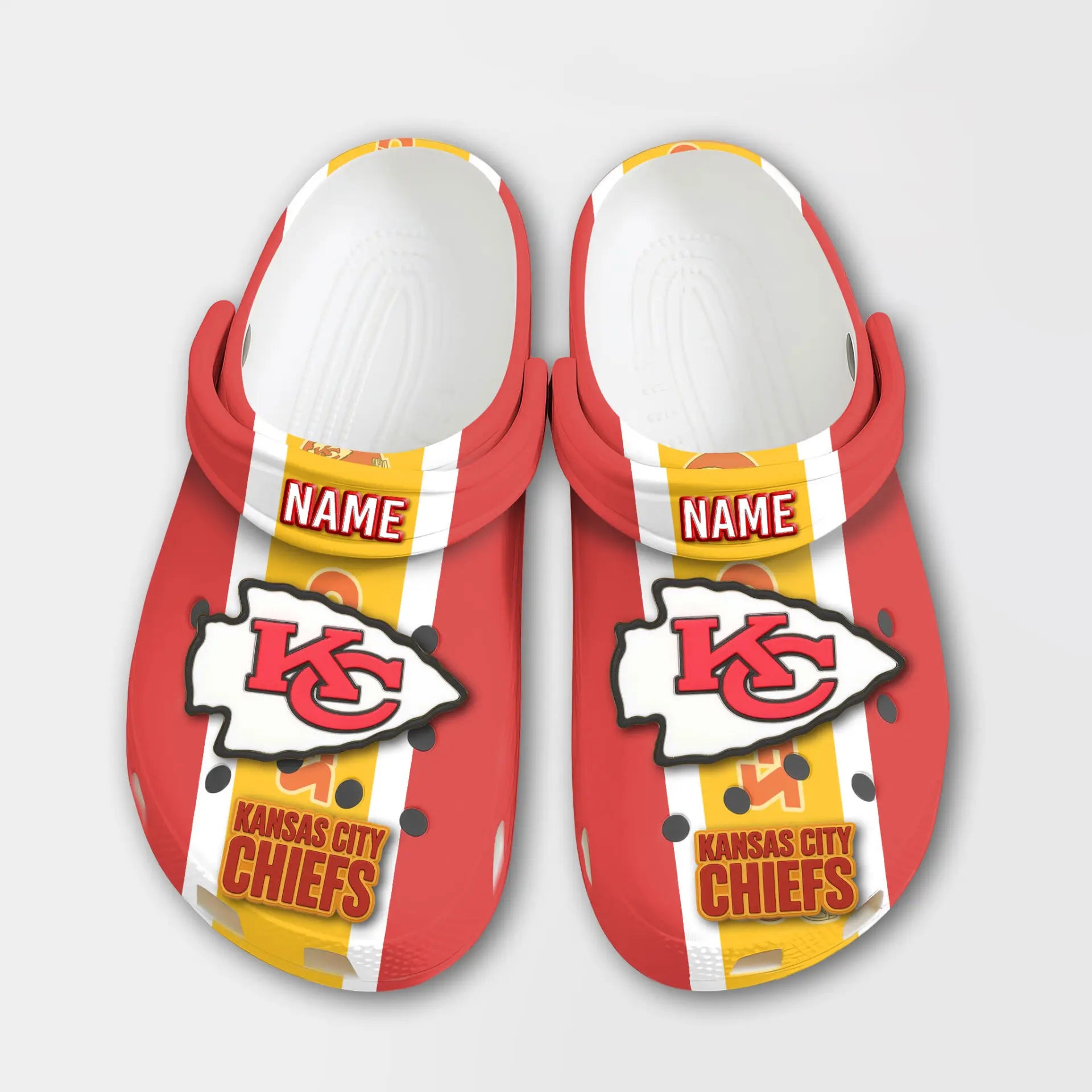 Kansas City Chiefs | PREMIUM NFL CLOGS TD – HuddleStyle.com - Image 2