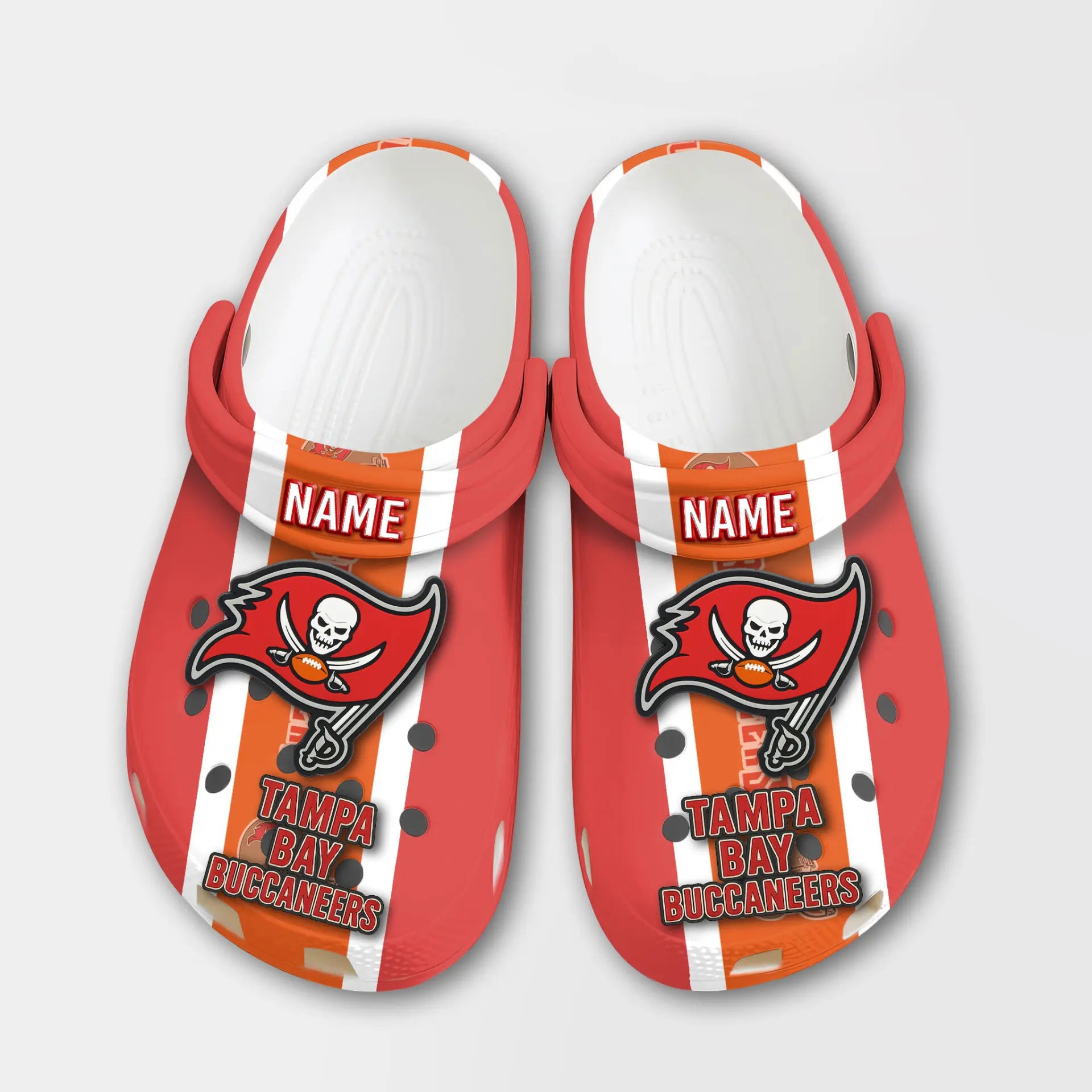 Tampa Bay Buccaneers | PREMIUM NFL CLOGS TD – HuddleStyle.com - Main