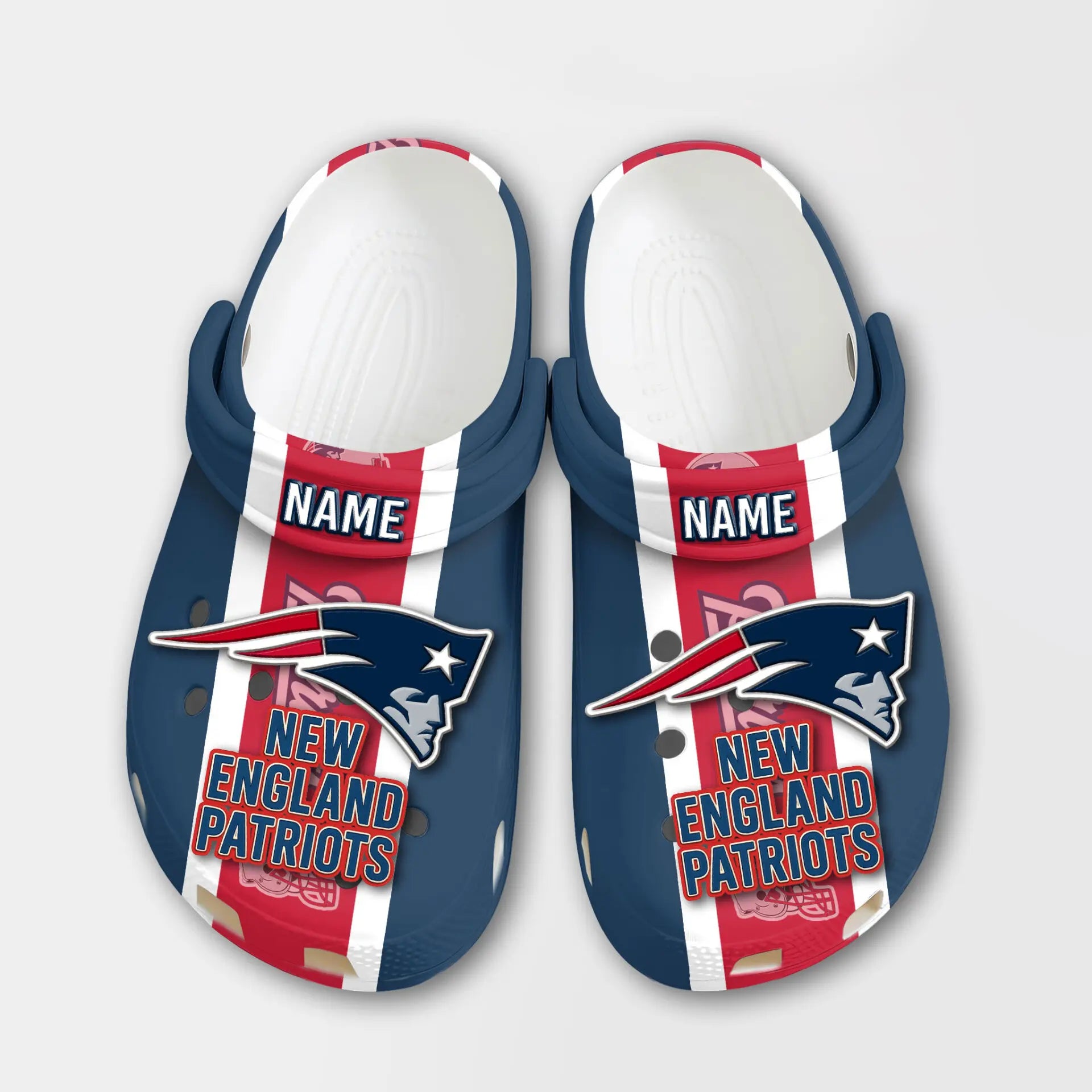 New England Patriots | PREMIUM NFL CLOGS TD – HuddleStyle.com - Image 2