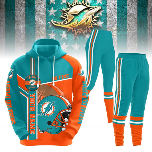 Miami Dolphins | Premium Hoodie Legging and Jogger HI – HuddleStyle.com - Main
