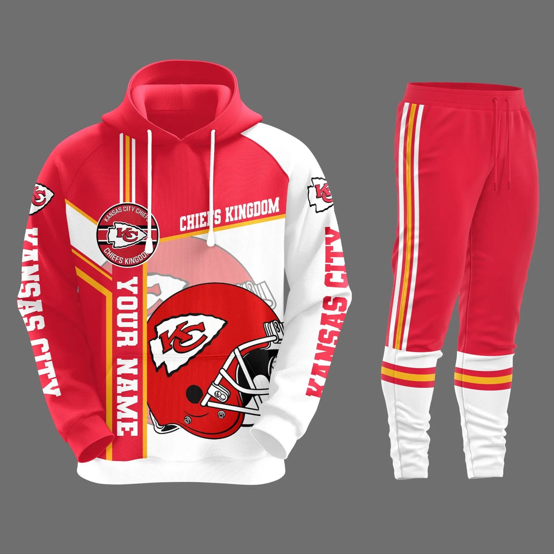 Kansas City Chiefs | Premium Hoodie Legging and Jogger HI – HuddleStyle.com - Image 3