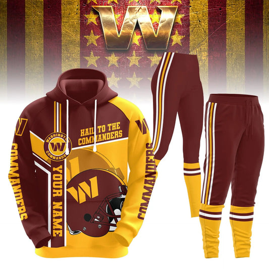 Washington Commanders | Premium Hoodie Legging and Jogger HI – HuddleStyle.com - Main