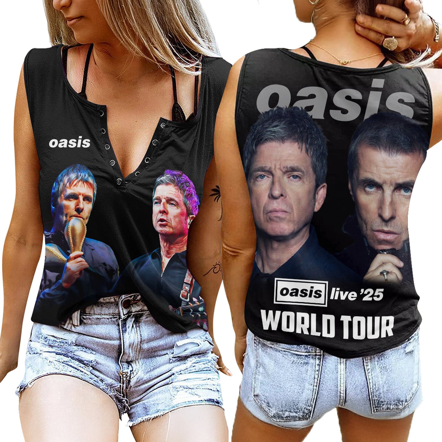 OAS Women's V-neck Tank Top NY