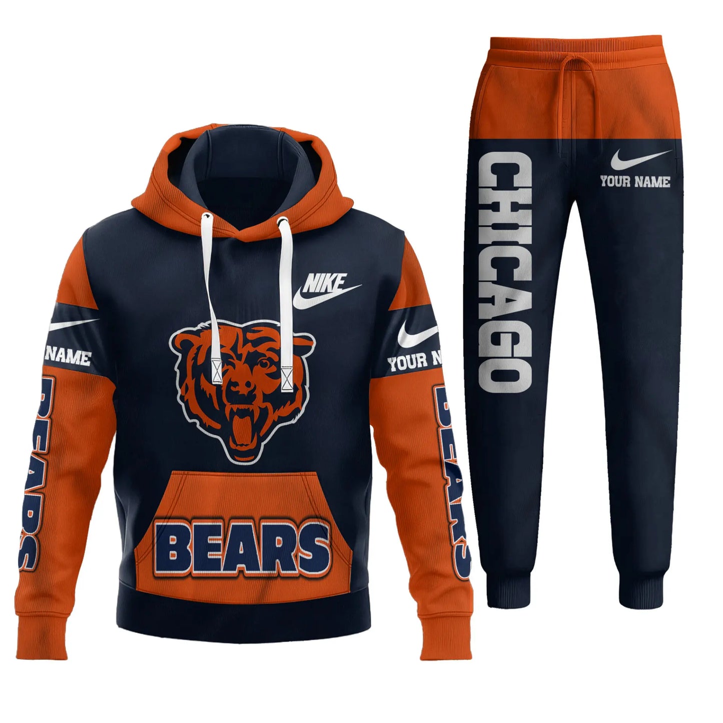 Chicago Bears | Premium Hoodie & Pants Set TD – HuddleStyle.com - Main