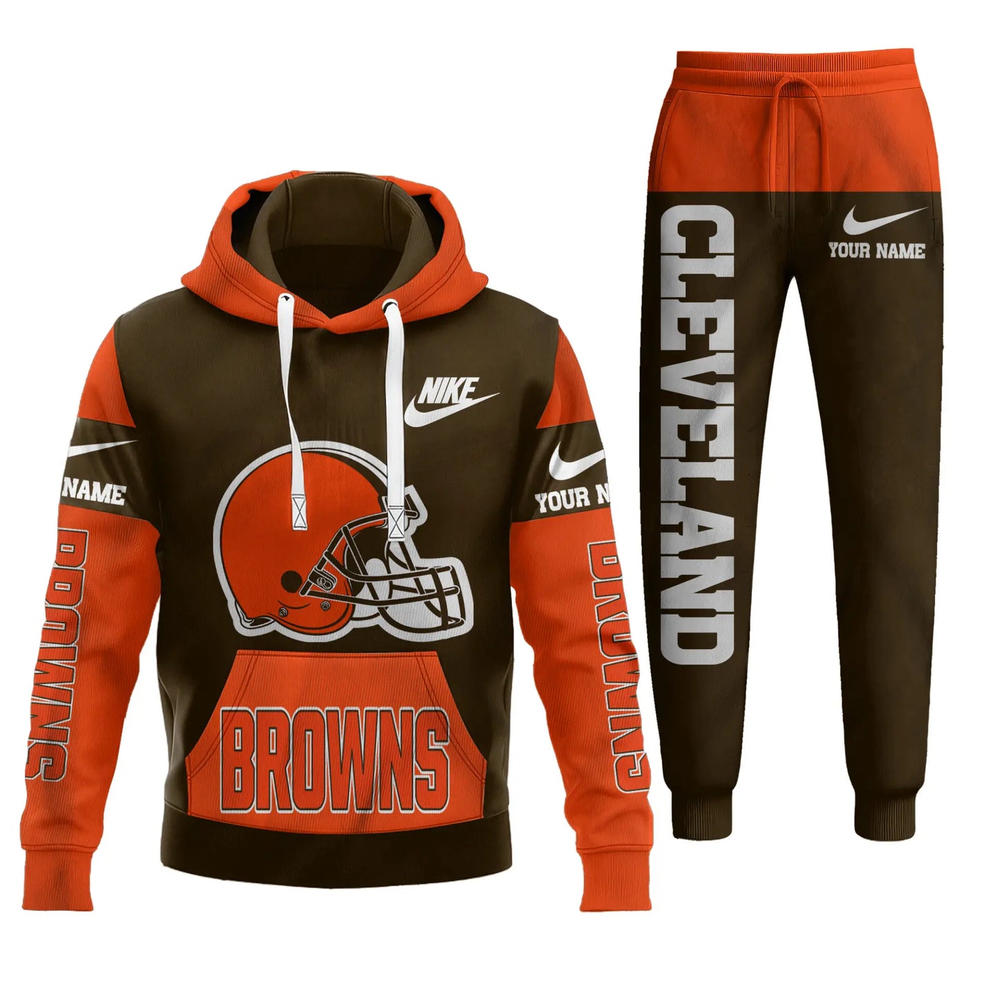 Cleveland Browns | Premium Hoodie & Pants Set TD – HuddleStyle.com - Main