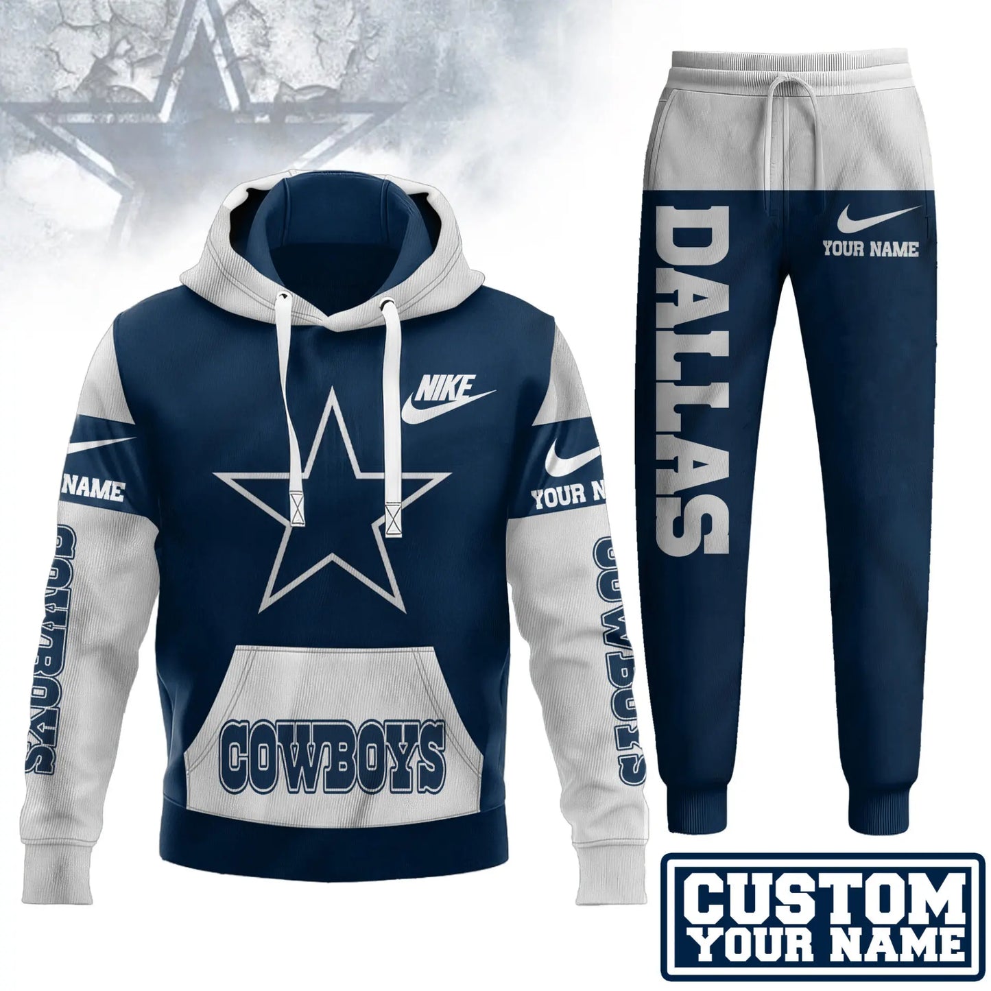 Dallas Cowboys | Premium Hoodie & Pants Set TD – HuddleStyle.com - Main