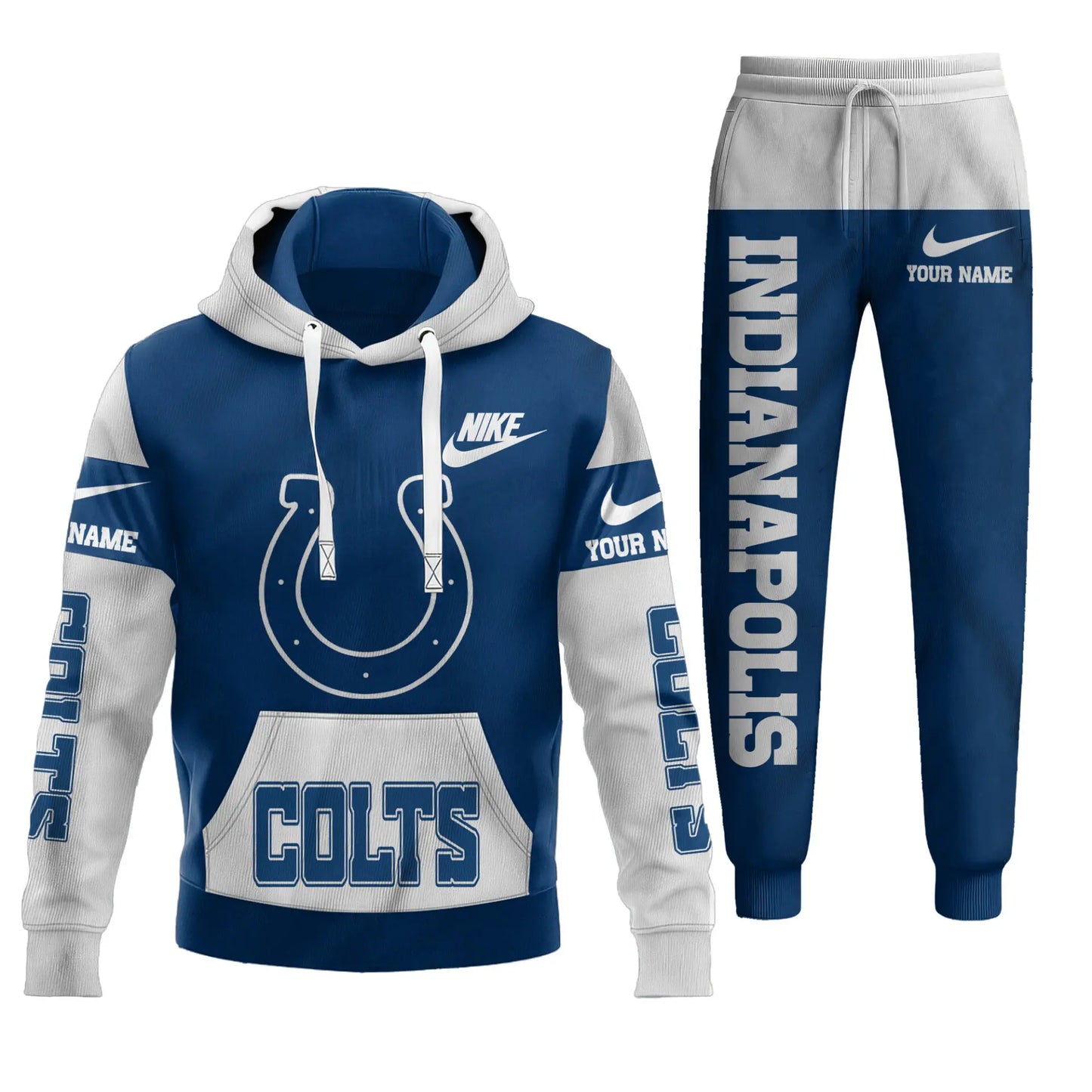 Indianapolis Colts | Premium Hoodie & Pants Set TD – HuddleStyle.com - Image 2