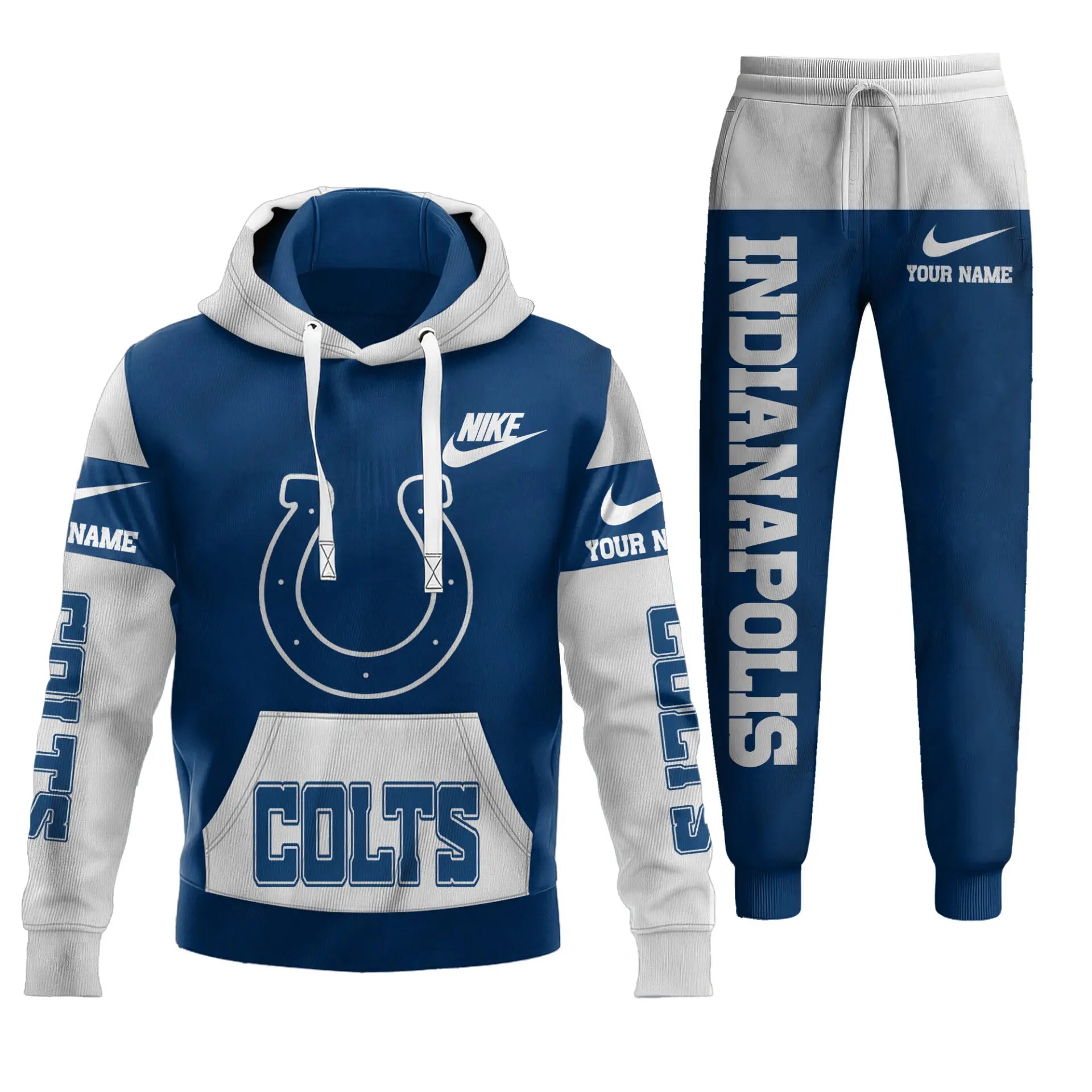 Indianapolis Colts | Premium Hoodie & Pants Set TD – HuddleStyle.com - Image 2