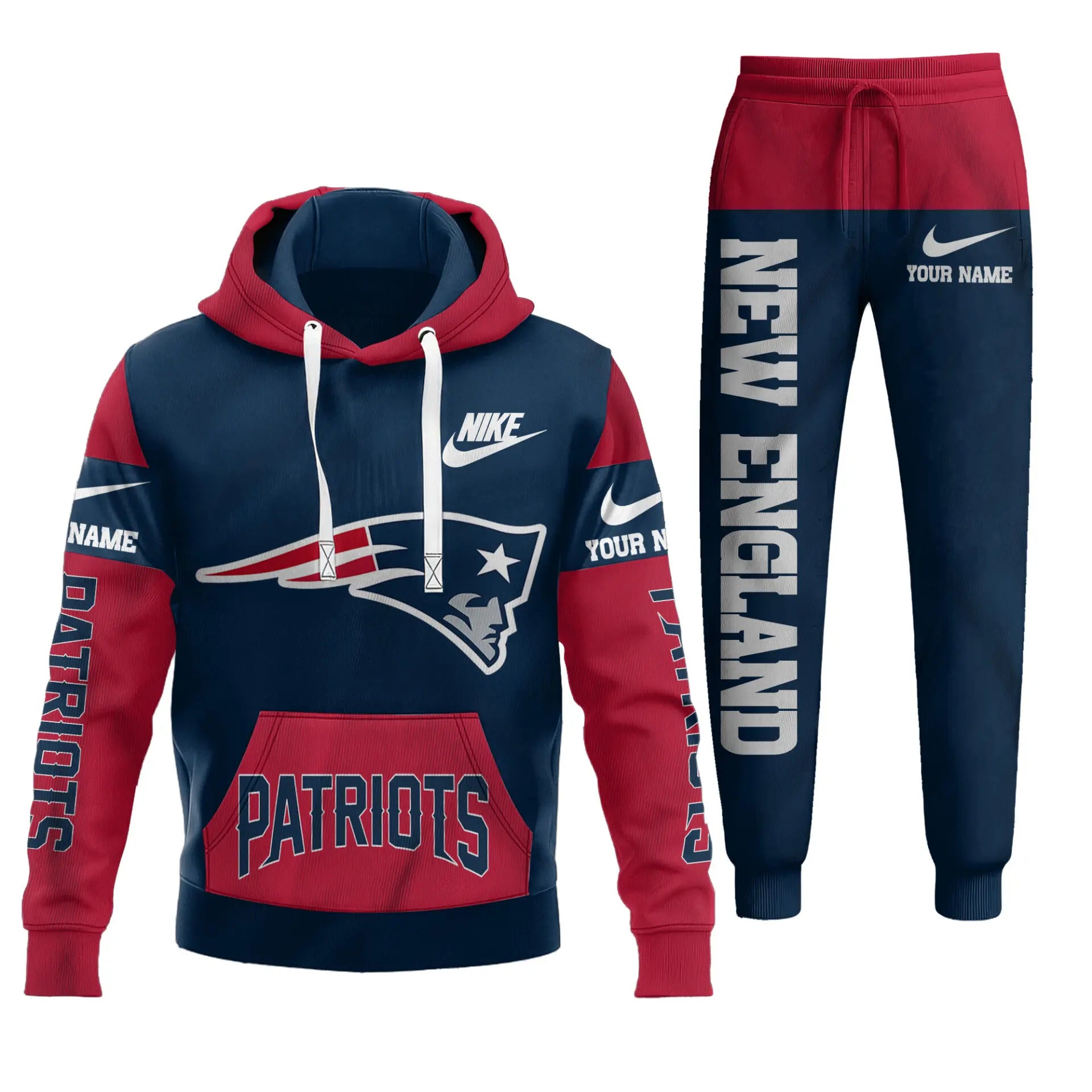 New England Patriots | Premium Hoodie & Pants Set TD – HuddleStyle.com - Main