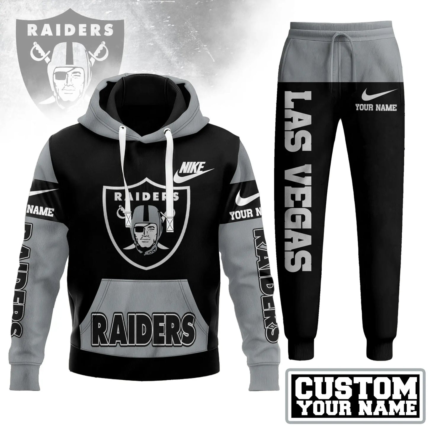 Las Vegas Raiders | Premium Hoodie & Pants Set TD – HuddleStyle.com - Image 2