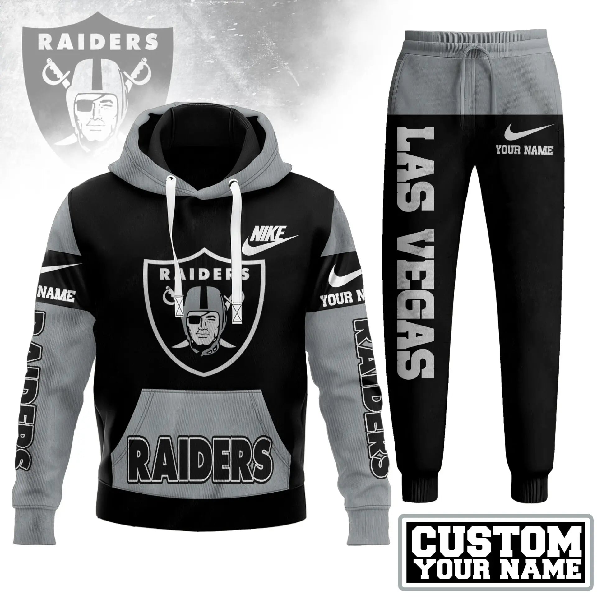 Las Vegas Raiders | Premium Hoodie & Pants Set TD – HuddleStyle.com - Image 2
