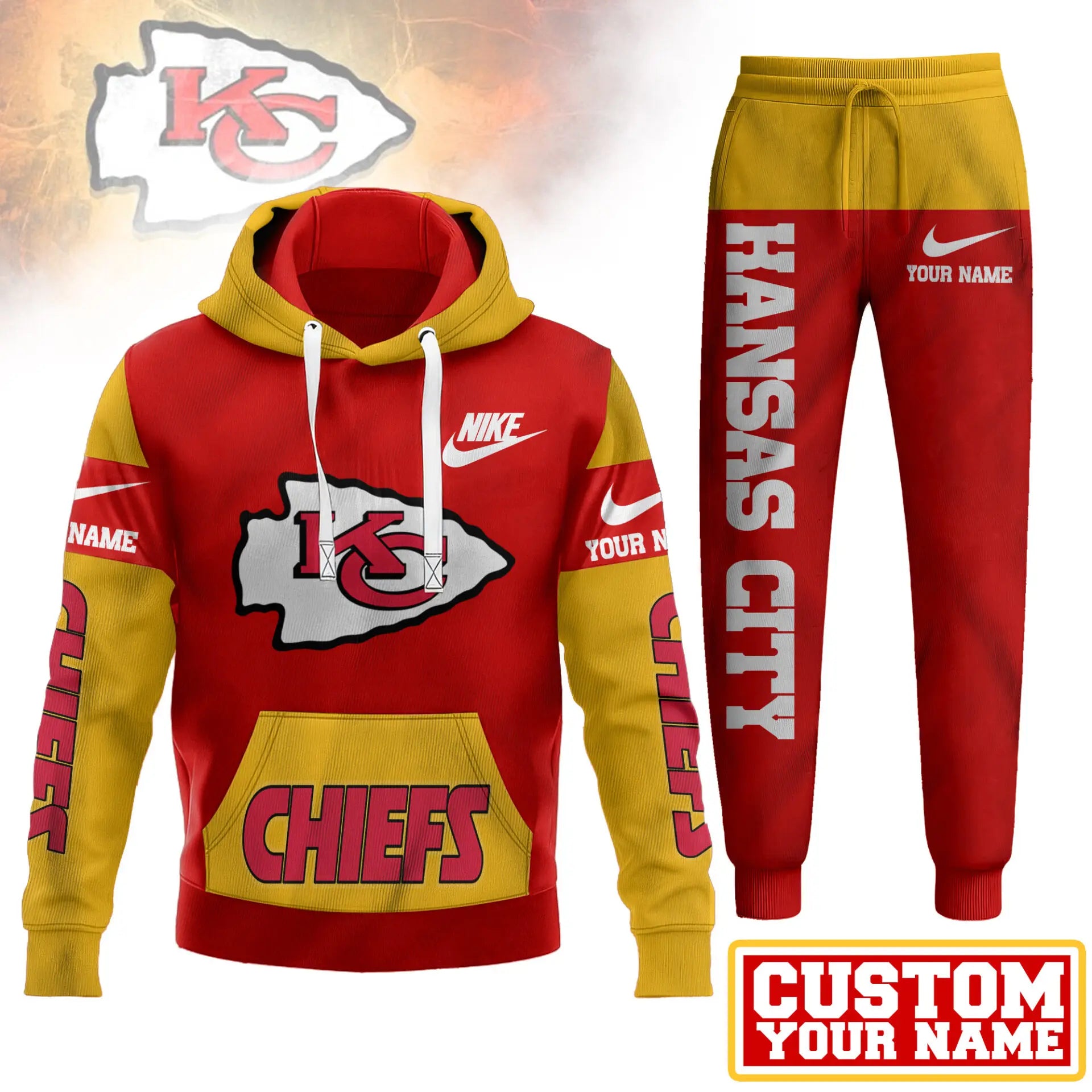 Kansas City Chiefs | Premium Hoodie & Pants Set TD – HuddleStyle.com - Image 2