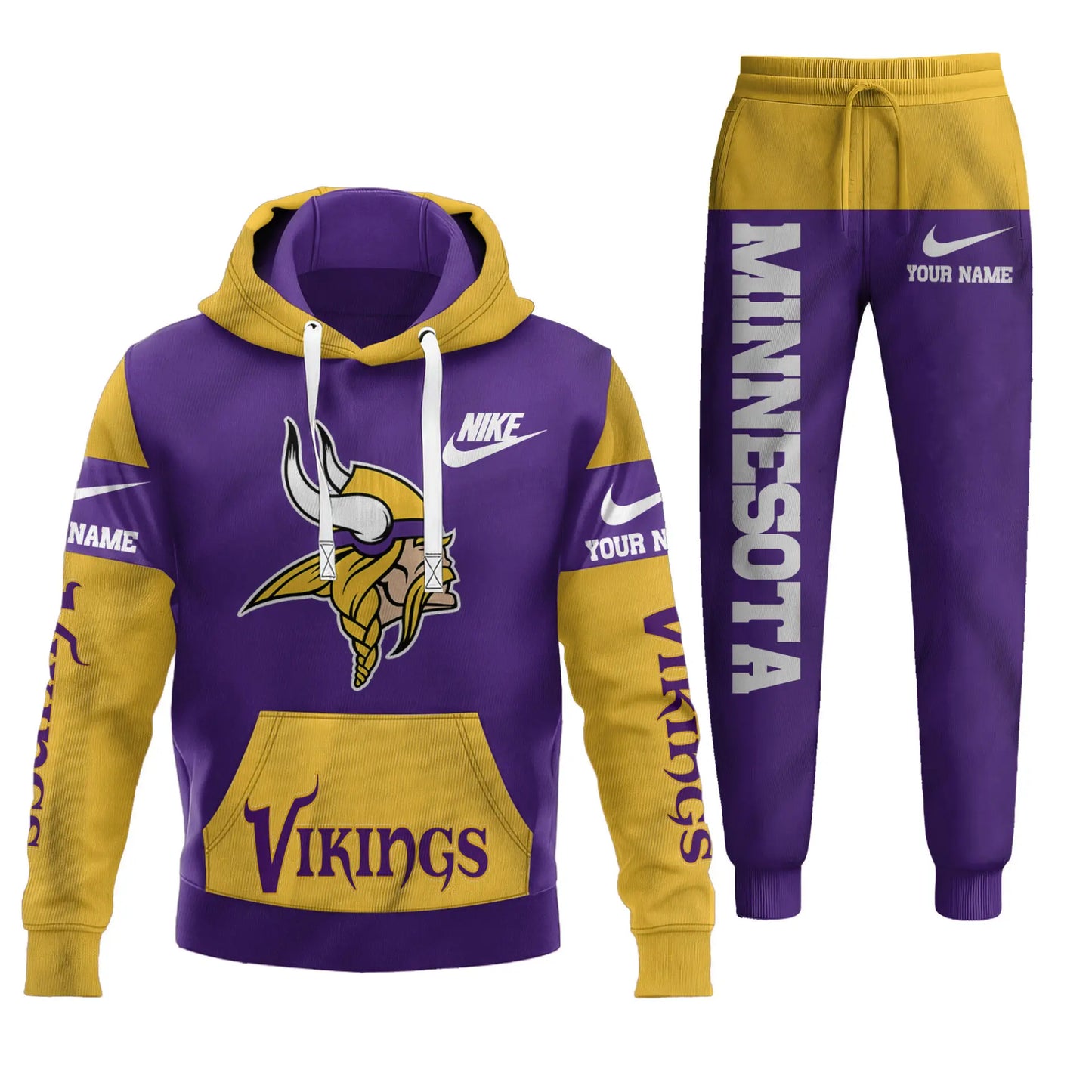 Minnesota Vikings | Premium Hoodie & Pants Set TD – HuddleStyle.com - Main