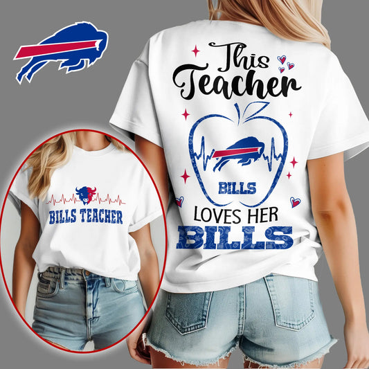 Buffalo Bills | Premium Teacher Appreciation Month Women Shirt NY – HuddleStyle.com - Main