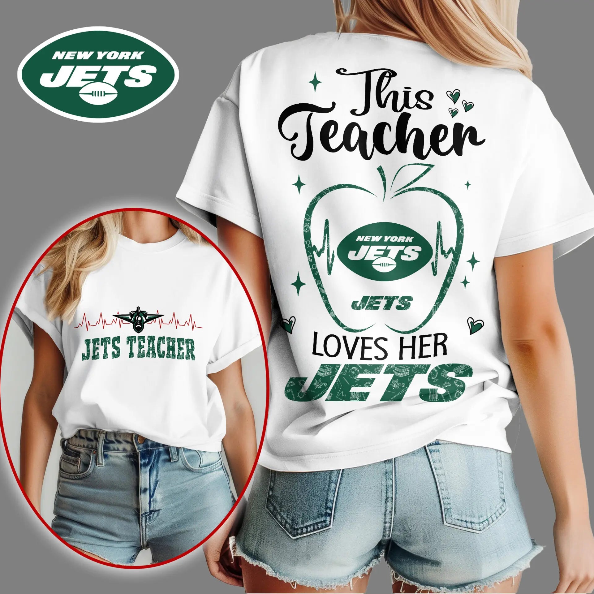 New York Jets | Premium Teacher Appreciation Month Women Shirt NY – HuddleStyle.com - Image 3