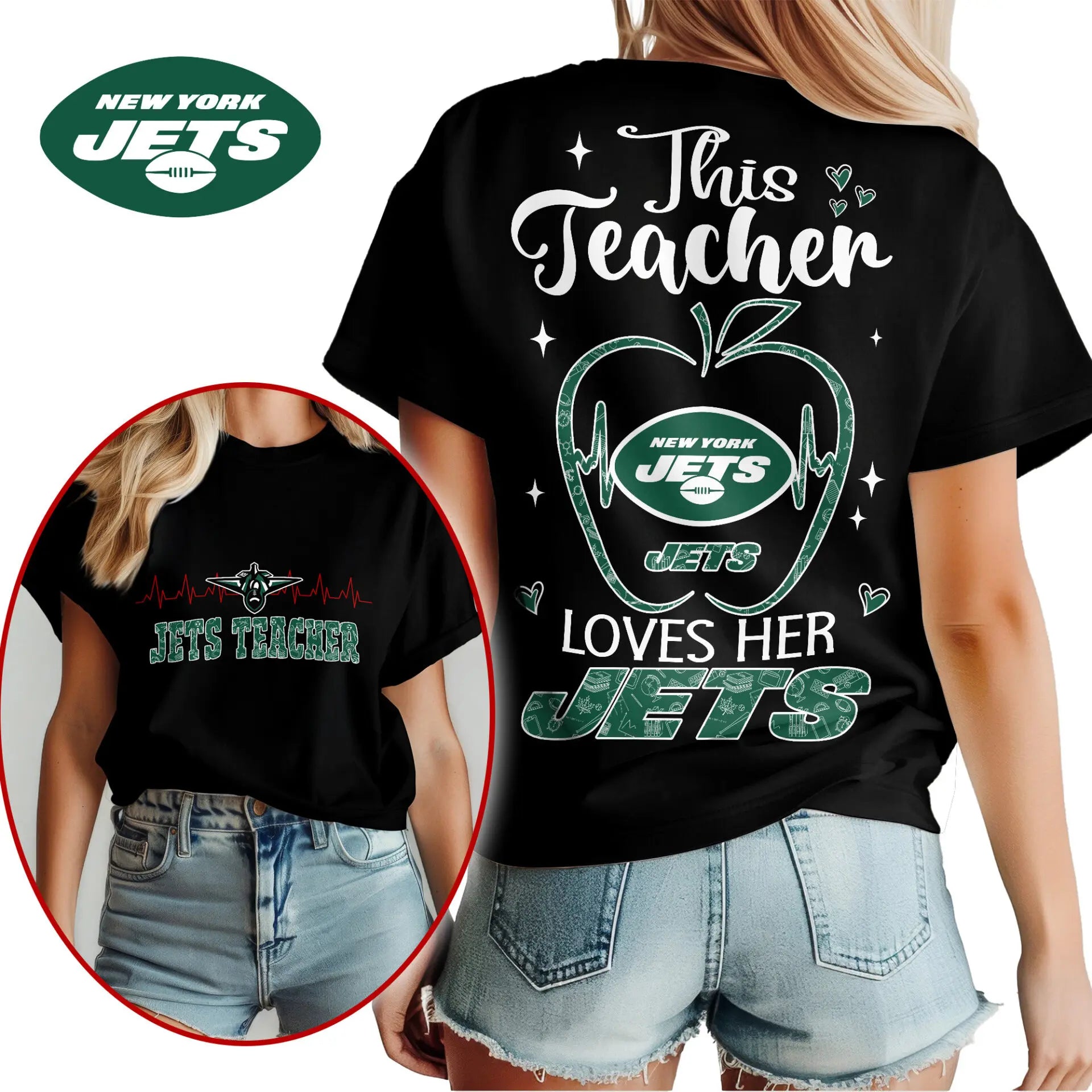 New York Jets | Premium Teacher Appreciation Month Women Shirt NY – HuddleStyle.com - Image 4