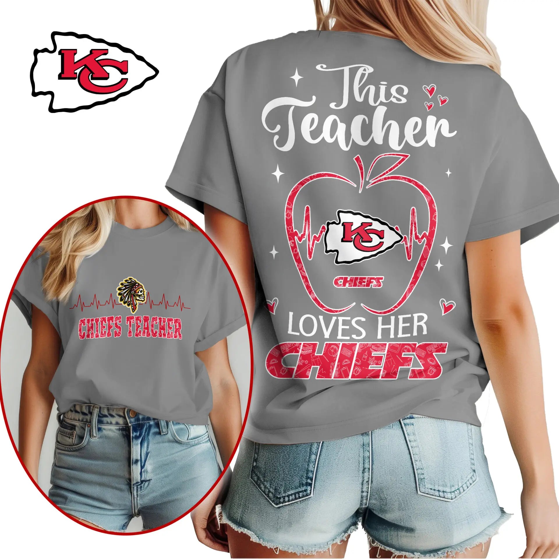 Kansas City Chiefs | Premium Teacher Appreciation Month Women Shirt NY – HuddleStyle.com - Image 3