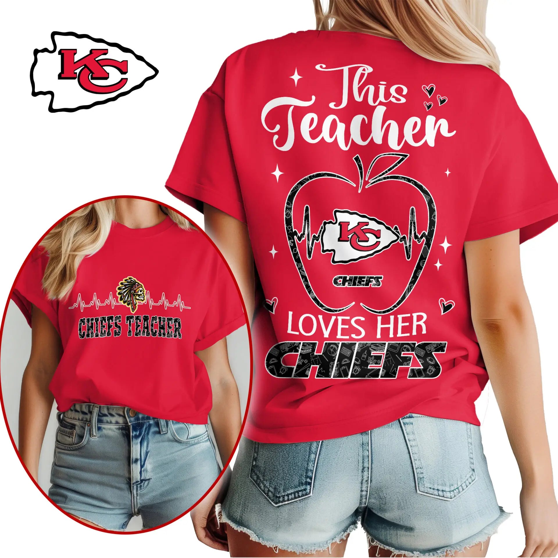 Kansas City Chiefs | Premium Teacher Appreciation Month Women Shirt NY – HuddleStyle.com - Image 4