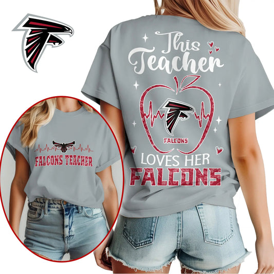 Atlanta Falcons | Premium Teacher Appreciation Month Women Shirt NY – HuddleStyle.com - Main