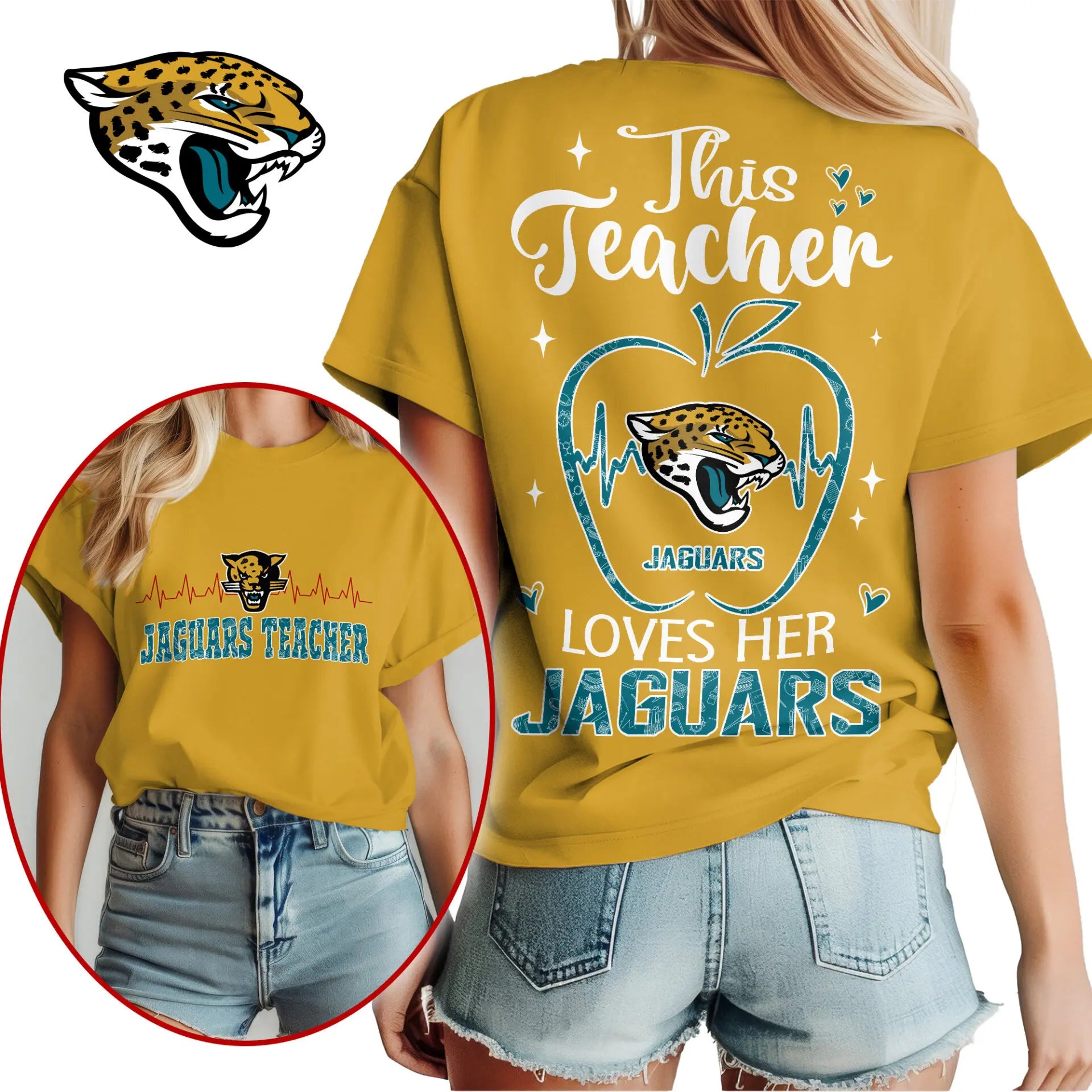 Jacksonville Jaguars | Premium Teacher Appreciation Month Women Shirt NY – HuddleStyle.com - Image 4