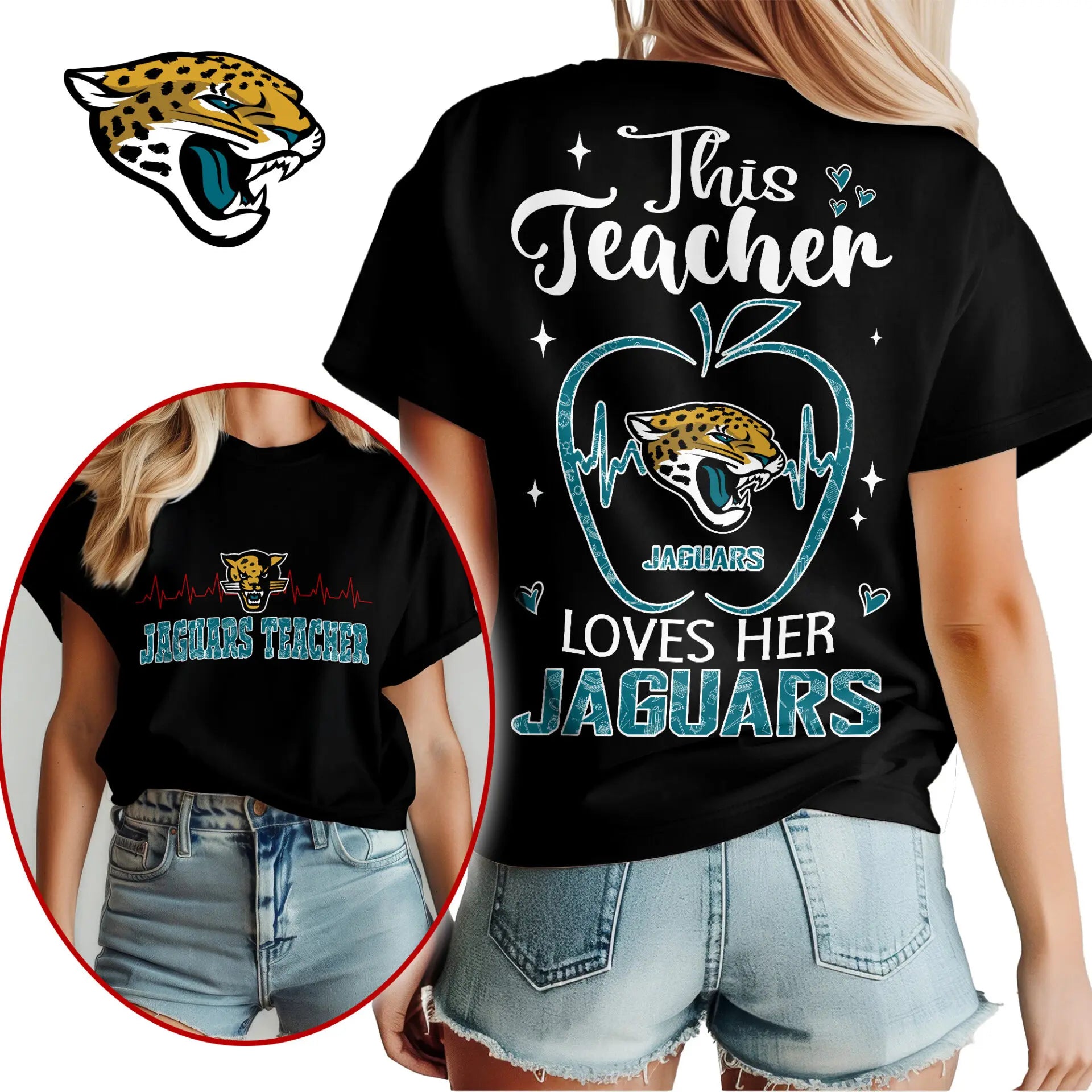 Jacksonville Jaguars | Premium Teacher Appreciation Month Women Shirt NY – HuddleStyle.com - Image 3