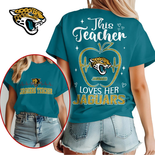 Jacksonville Jaguars | Premium Teacher Appreciation Month Women Shirt NY – HuddleStyle.com - Main