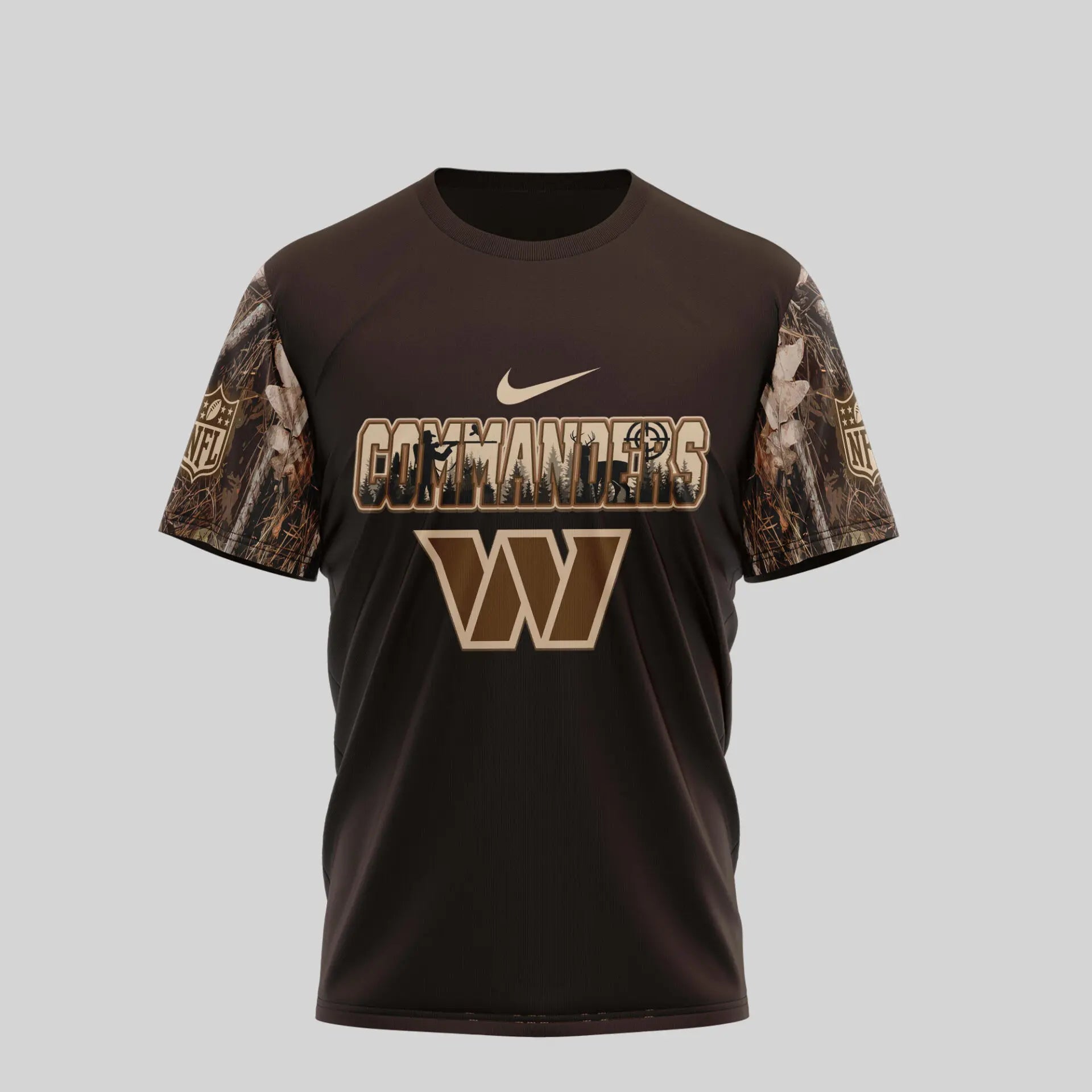 Washington Commanders | Premium NFL Deer Hunting 3D Shirt TD – HuddleStyle.com - Image 2