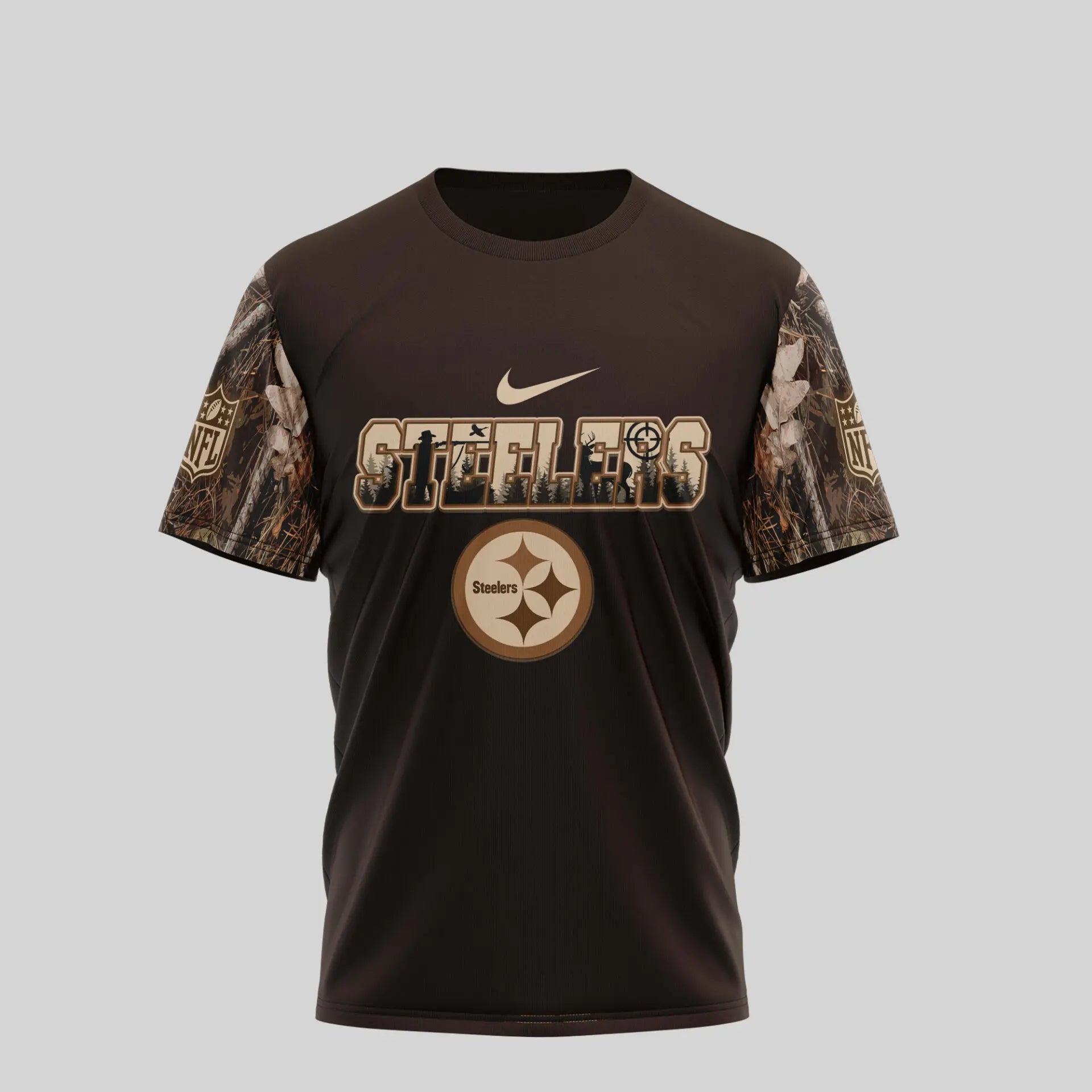 Pittsburgh Steelers | Premium NFL Deer Hunting 3D Shirt TD – HuddleStyle.com - Main