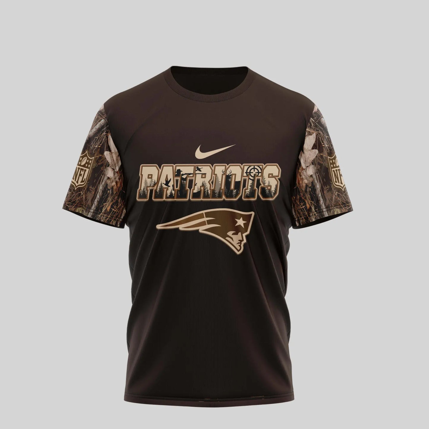 New England Patriots | Premium NFL Deer Hunting 3D Shirt TD – HuddleStyle.com - Image 4